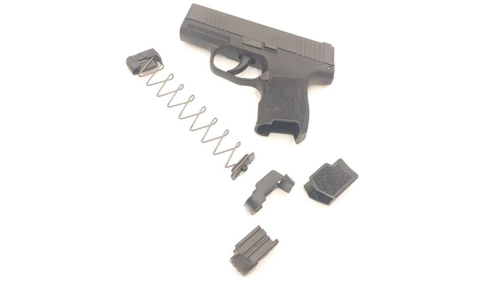 XTech Tactical MTX 365 9mm 3 Round Magazine Extension for 12 Round P365, Black, 3, XTT132-BLK-P365-12RD