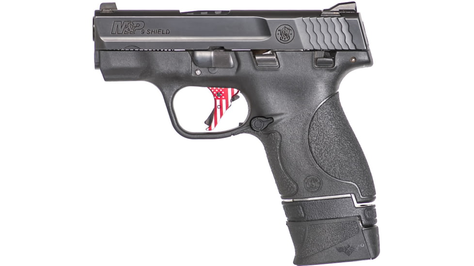 XTech Tactical MTX M&amp;P Shield 9mm 2 Round/.40 1 Round Magazine Extension, Black, 1, XTT125-BLK SHIELD MTX