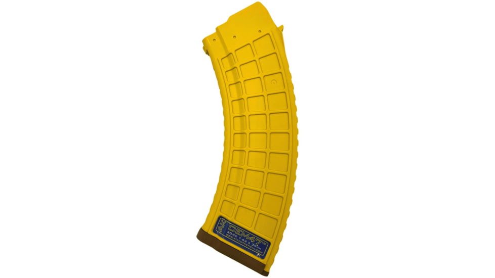 XTech Tactical OEM47 Gen2 Banana AK-47/Galil Ace/KS47/MK47, 7.62x39mm, 30 Round Rifle Magazine, Yellow, XT2011141