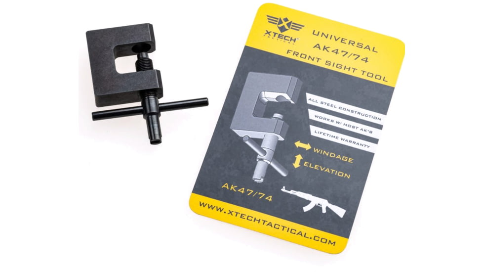 XTech Tactical Universal AK-74 Front Sight Adjustment Tool, Black, XTT134-AKST
