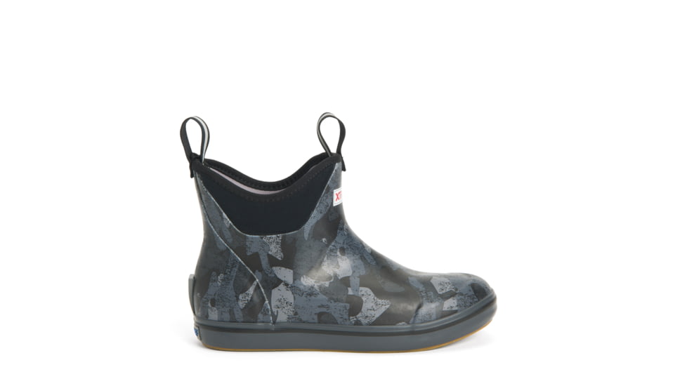 Xtratuf 6 in Buoy Ankle Deck Boot - Womens, Black Camo, 7, XWAB-002-CAM-070