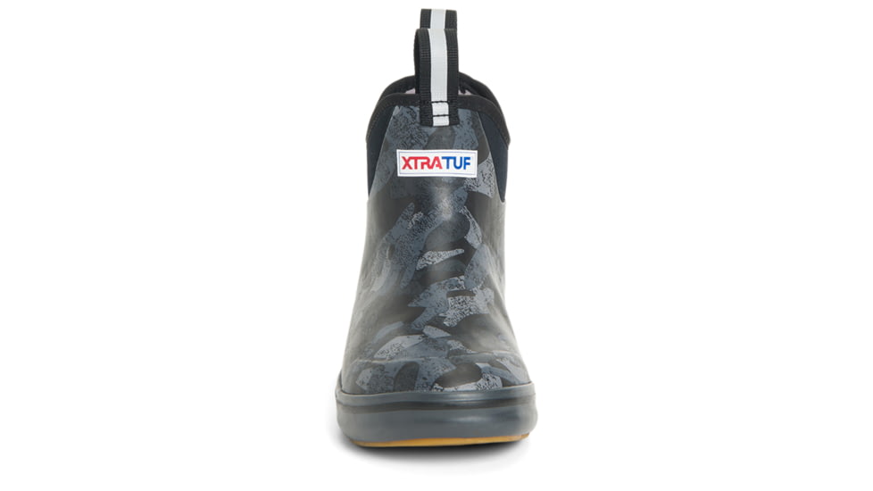 Xtratuf 6 in Buoy Ankle Deck Boot - Womens, Black Camo, 7, XWAB-002-CAM-070