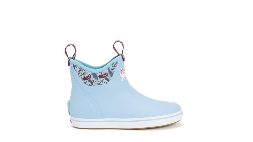 Xtratuf 6 in Buoy Ankle Deck Boot - Womens, Light Blue, 5, XWAB-2BM-BLU-050