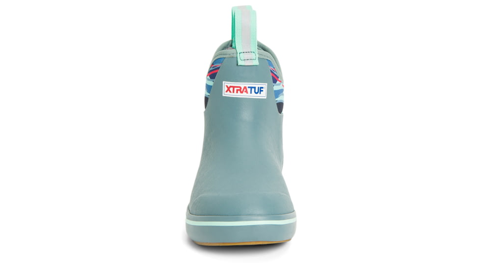 Xtratuf 6 in Buoy Ankle Deck Boot - Womens, Trooper Blue/Beach Glass, 6, XWAB-2BG-BLU-060