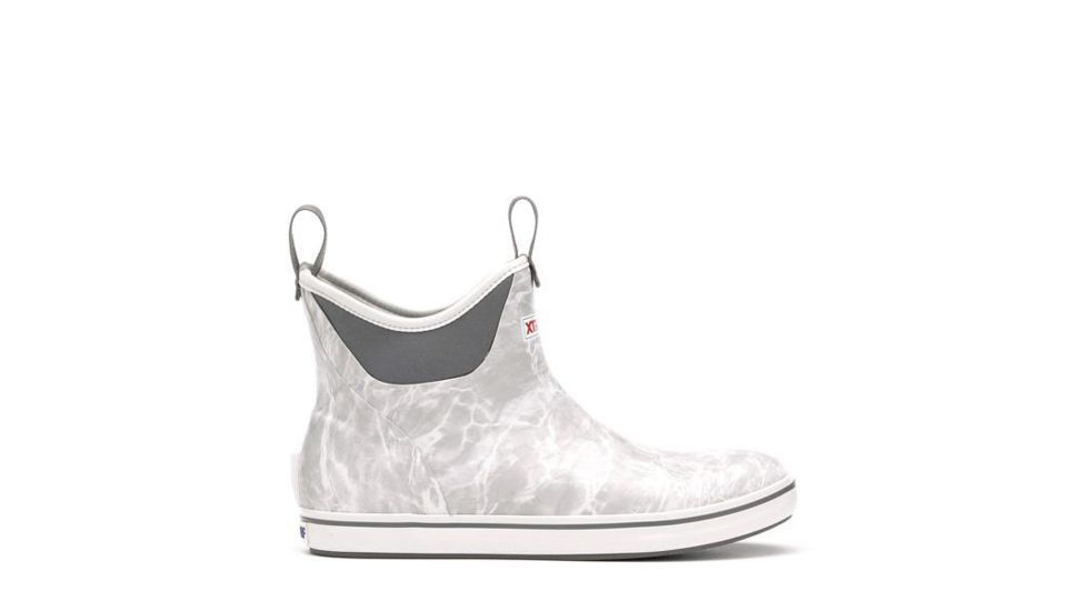Xtratuf 6 in Camo Print Ankle Deck Boot - Mens, Mossy Oak Bone Fish, 8, XMAB-BOF-CAM-080