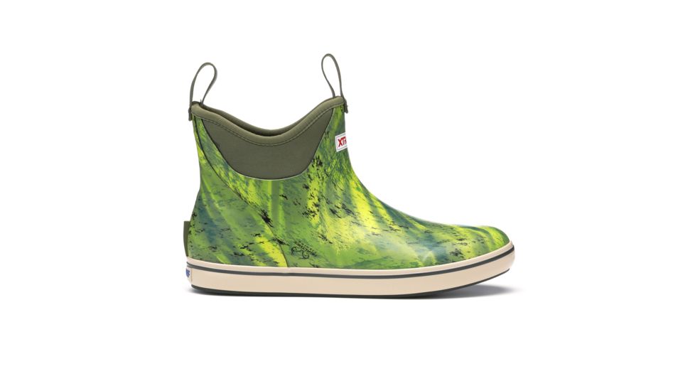 Xtratuf 6 in Camo Print Ankle Deck Boot - Mens, Realtree Fishing, 14, XMAB-RTF-CAM-140