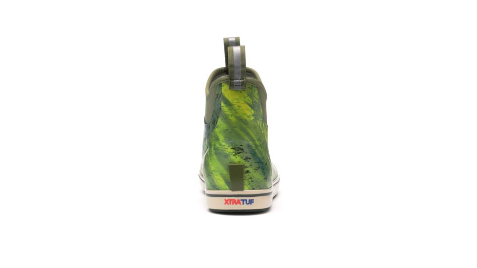 Xtratuf 6 in Camo Print Ankle Deck Boot - Mens, Realtree Fishing, 14, XMAB-RTF-CAM-140