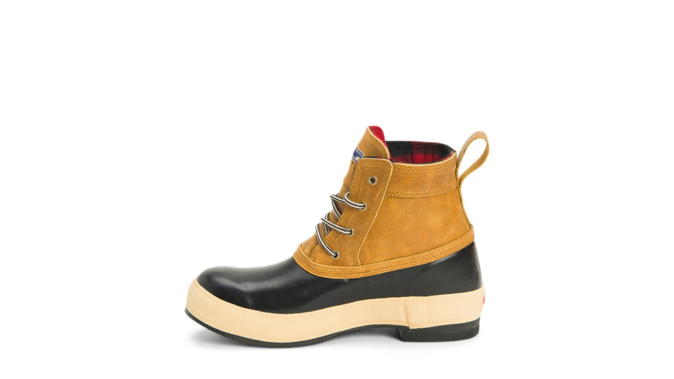 Xtratuf 6in Legacy Lace Boot - Mens, Black/Amber Gold, 12, LLM6-901-TAN-120