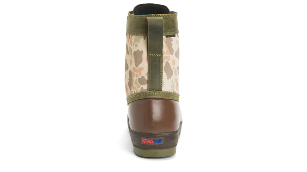 Xtratuf 8in Insulated Legacy Lace Boot - Mens, Burnt Oliver/Choc. Brown/Duck Camo, 10, LLM8-DCAM-CAM-100