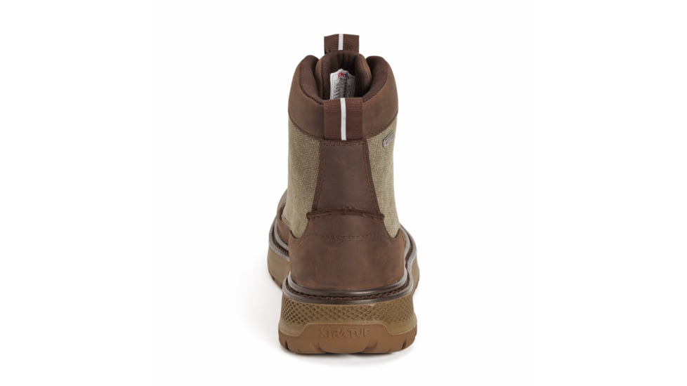 Xtratuf Bristol Bay Leather Canvas Boot - Mens, Brown, 10, XBF-903-BRN-100