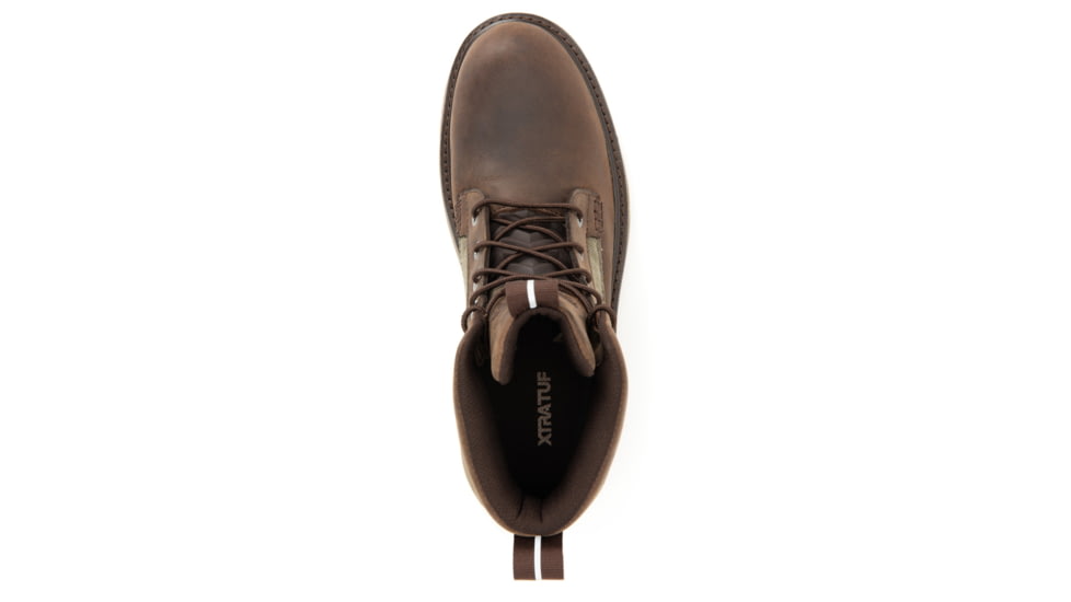 Xtratuf Bristol Bay Leather Canvas Boot - Mens, Brown, 10, XBF-903-BRN-100