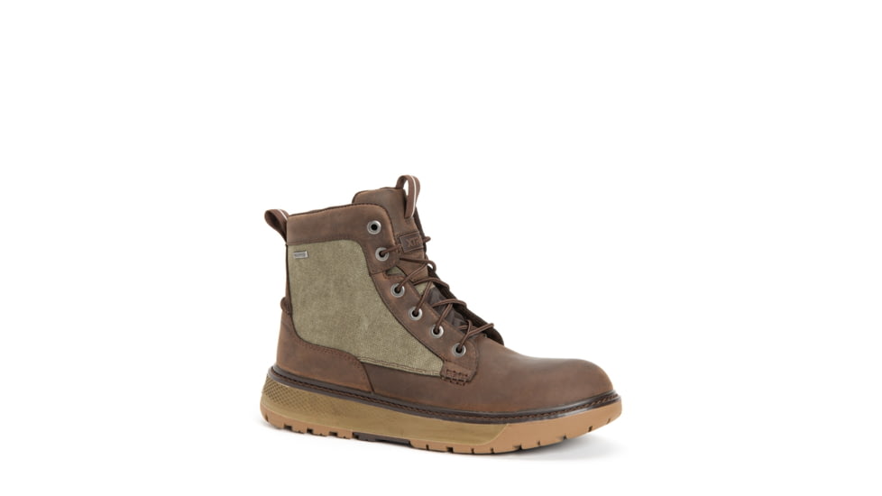 Xtratuf Bristol Bay Leather Canvas Boot - Mens, Brown, 10, XBF-903-BRN-100