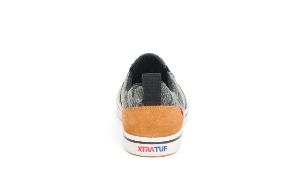 Xtratuf Canvas Sharkbyte Deck Shoe - Womens, Black Camo, 9, XSW-002-BLK-090