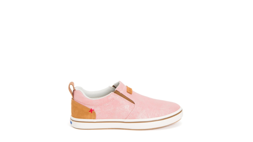 Xtratuf Canvas Sharkbyte Deck Shoe - Womens, Salmon, 10, XSW-700-ORG-100