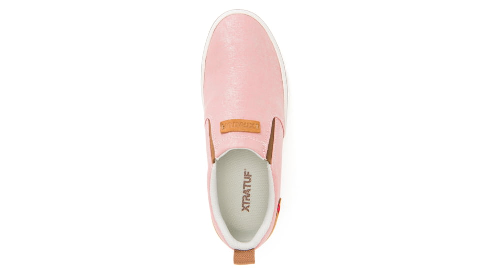 Xtratuf Canvas Sharkbyte Deck Shoe - Womens, Salmon, 10, XSW-700-ORG-100