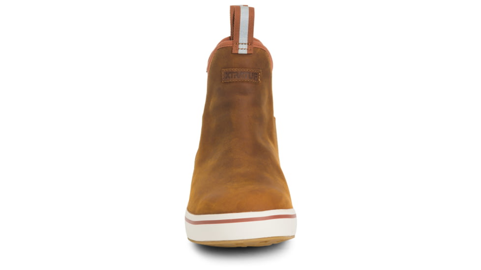 Xtratuf Leather 6in Ankle Deck Boot - Mens, Burnt Orange, 9, XAL-700-ORG-090