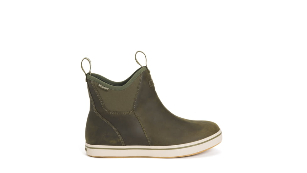 Xtratuf Leather 6in Ankle Deck Boot - Men's, Olive, 9, XAL-300-GRN-090