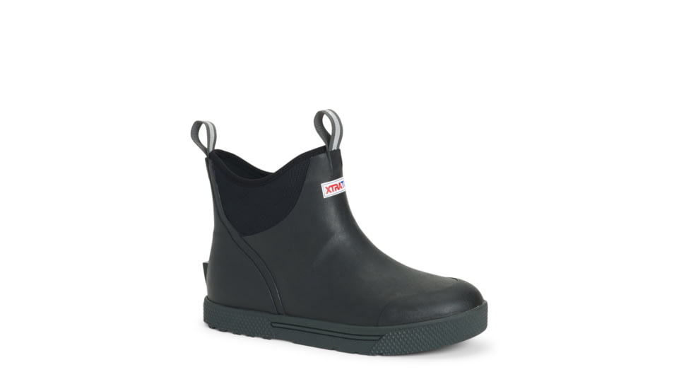 Xtratuf Wheelhouse 6 in Ankle Deck Boot - Men's, 13 US, Medium, Black, XMW-000-BLK-130