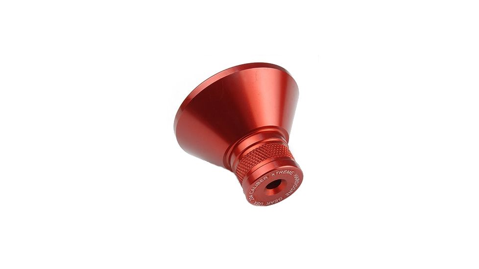 Precision Hardcore Gear Powder Funnel .204 Cal, Red, HC-91402