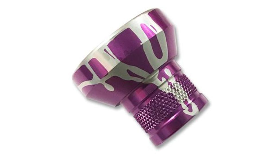 Precision Hardcore Gear Powder Funnel, .50 Caliber, 6061 Aluminum, Purple, HC-91429
