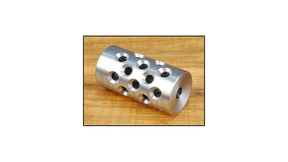 Precision Hardcore Gear Stainless Steel Radial Ported Brake - 1in OD X 5/8in-24, Raw, HC-91110