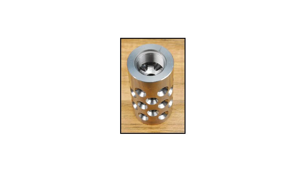 Precision Hardcore Gear Stainless Steel Radial Ported Brake - 1in OD X 5/8in-24, Raw, HC-91110