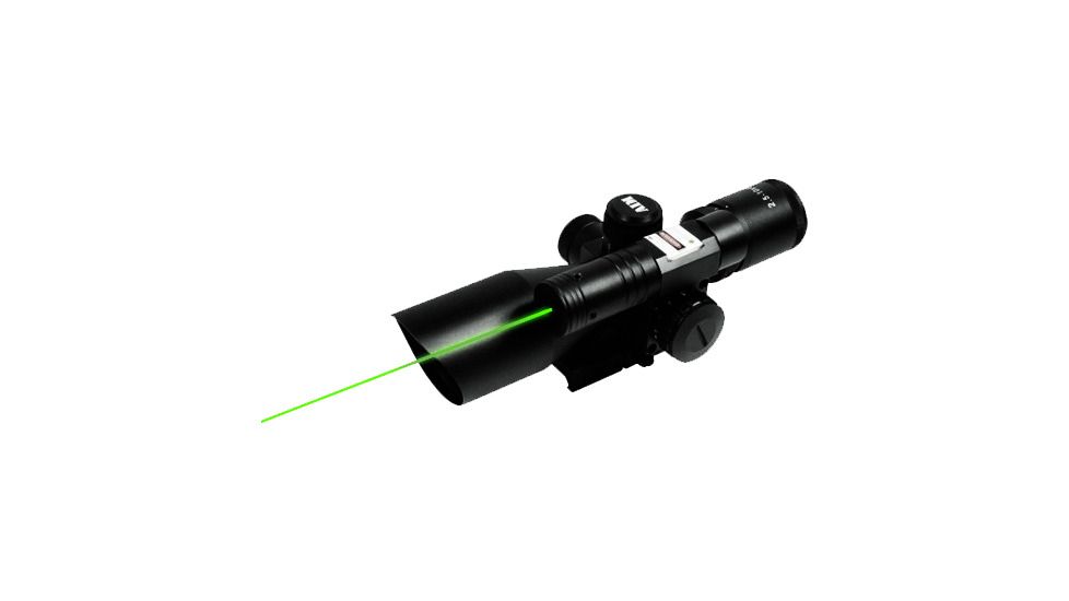 XTS 2.5-10 x 40 Scope with Green Laser, Black 2.5-10X40G