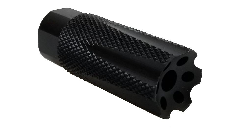 XTS AR-15 1/2X28 BLK Knurled Brake, Black MZ 1019XP