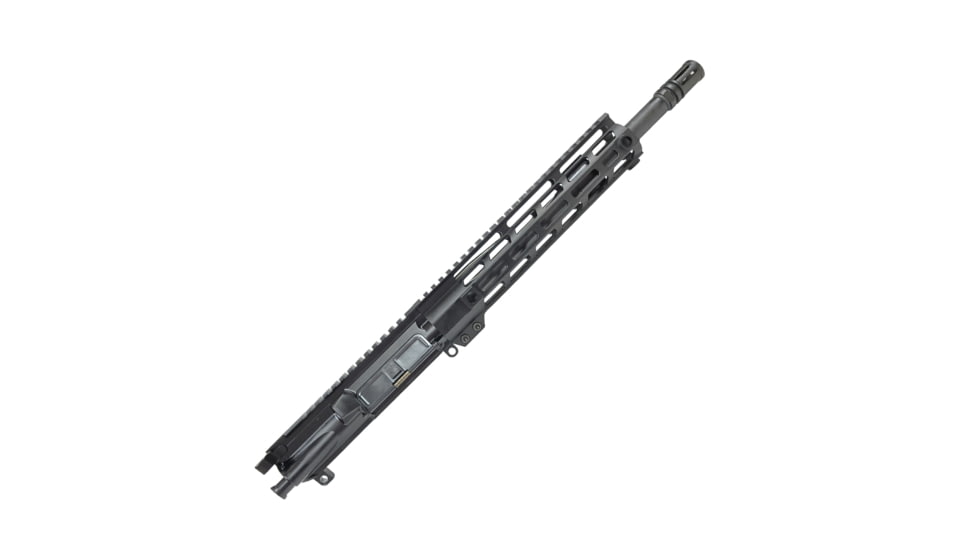 XTS AR-15 5.56 NATO 12.5in Upper Receiver, Government Profile, Carbine Length, 1-7 Twist, 1/2x28, A2 Flash Hider, 10in Handguard, Anodized, Black, CU-125-12, Black, CU-125-10
