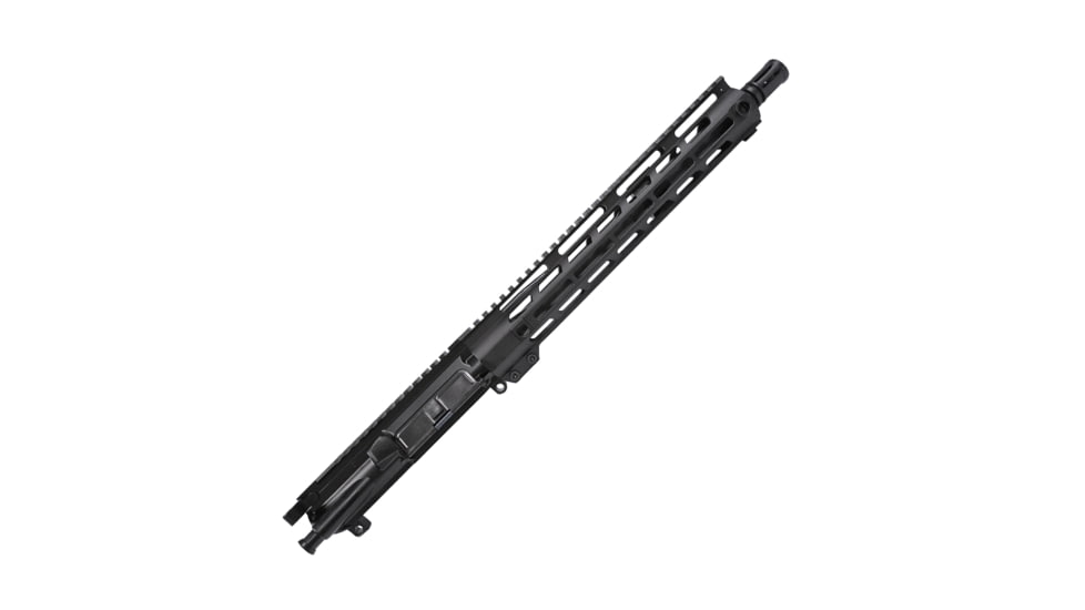 XTS AR-15 5.56 NATO 12.5in Upper Receiver, Government Profile, Carbine Length, 1-7 Twist, 1/2x28, A2 Flash Hider, 12in Handguard, Anodized, Black, CU-125-12, Black, CU-125-12