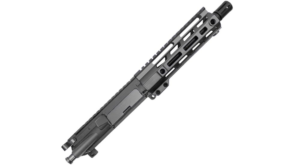 XTS Complete Upper Receiver w/o BCG, AR-15, 223/5.56, 16.5in, 7.5in, Pistol Length, 1-7 Twist, 1/2x28 Thread, M-LOK Handguard, Bird Cage, Black Nitride Finish, Black, XTS-CU-7BK