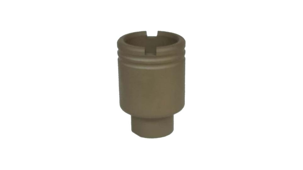 XTS Flash Cone Small Muzzle Brake .223/5.56 Nato, Tan FDE, MZ FS223SF
