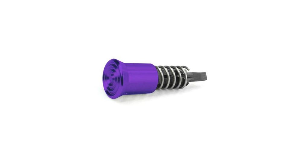 XTS Forward Assist Assembly, AR-15/AR-10, Plunger/Forward Assist Pawl/Spring &amp; Roll Pin, Anodized Purple, XTS-FAA-PP