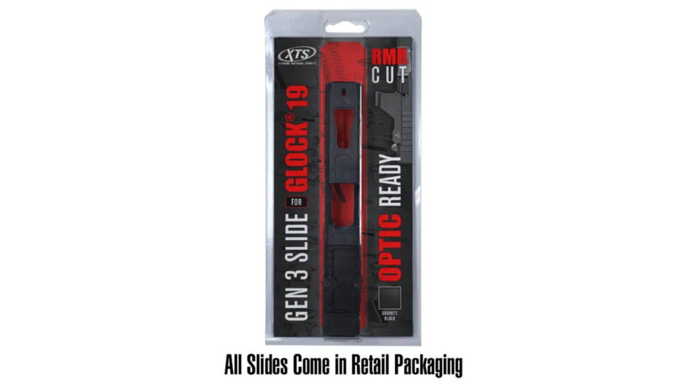 XTS Large Windows Glock 19 RMR Cut Slide, Flat Dark Earth, G19-SLD1FD