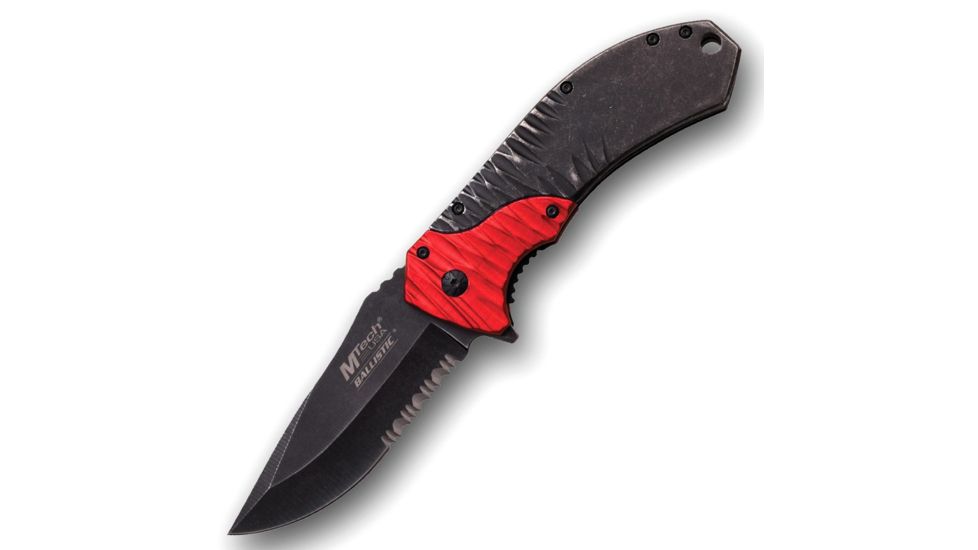 XTS MT A885RD Folding Knife, Red MT A885RD