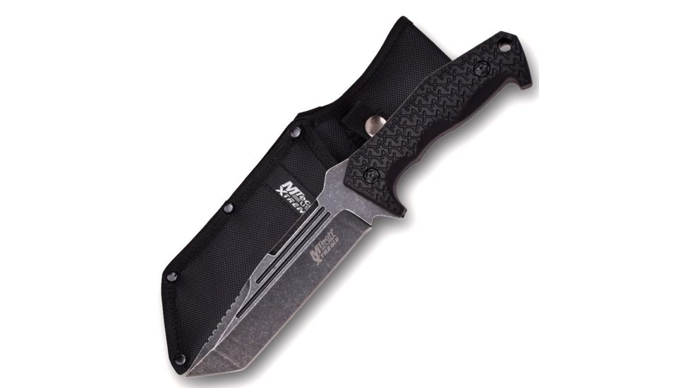 XTS MX 8113 Fixed Blade Knife, Stone Wash MX 8113