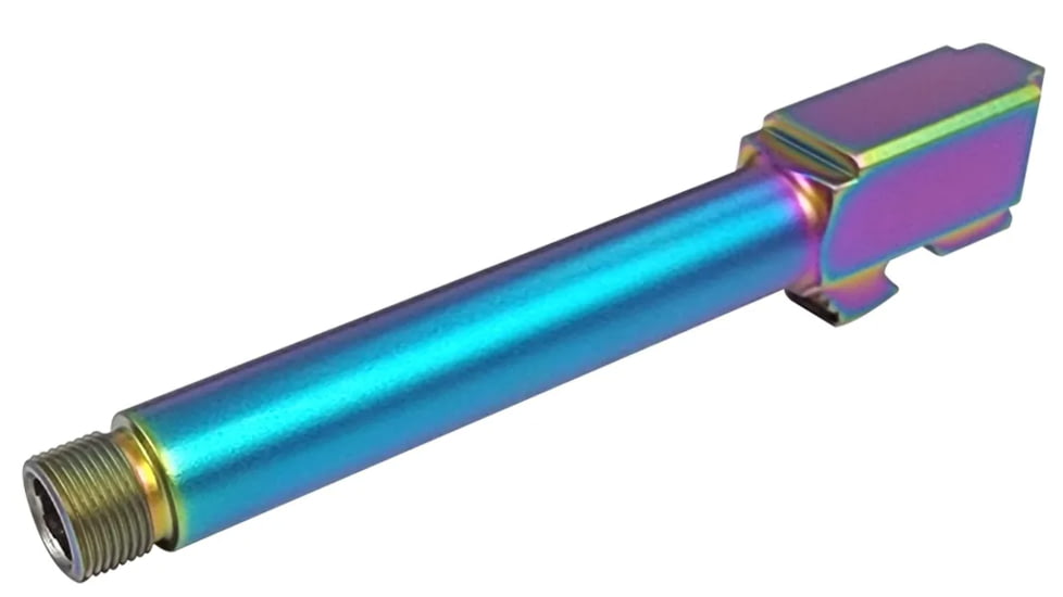 XTS Pistol Barrel Threaded, Glock 17 Gen 1-3, 9mm Luger, 1-10 Twist, 1/2x28 Thread, Chameleon, Rainbow, One Size, G17-BART-R