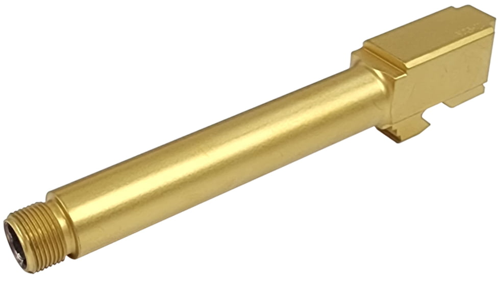 XTS Pistol Barrel Threaded, Glock 17 Gen 1-3, 9mm Luger, 1-10 Twist, 1/2x28 Thread, Tin, Gold, One Size, G17-BART-G