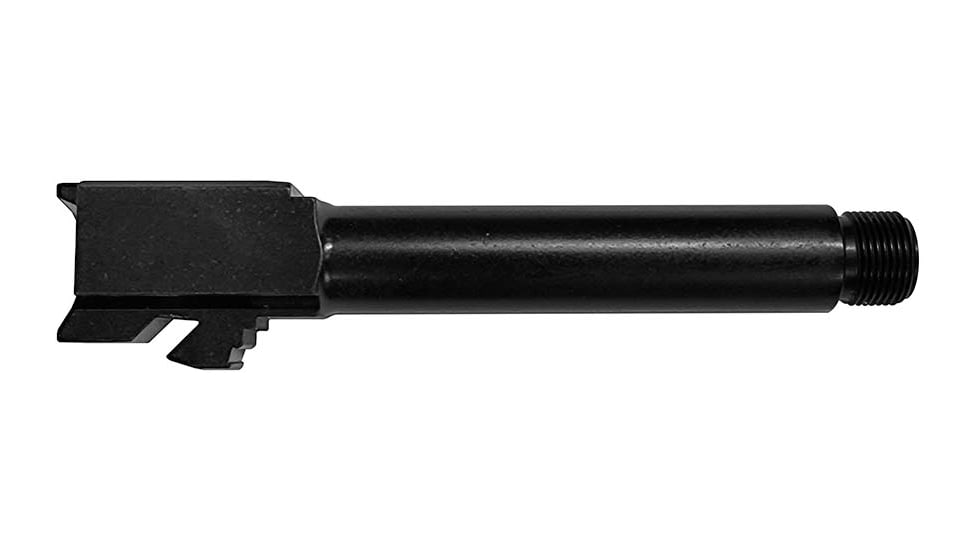 XTS Pistol Barrel Threaded, Glock 19, 9mm Luger, 1/10 Twist, 1/2x28 Threads, Black Nitride, Black, G19-BART