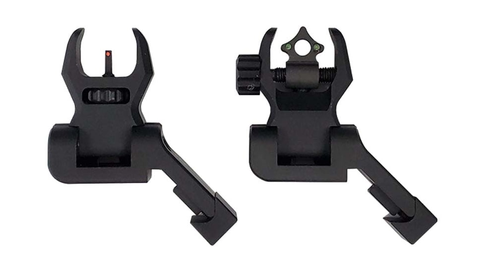 XTS Pro 45 Front And Rear Flip Ups, Black, XTS-P45FRSET