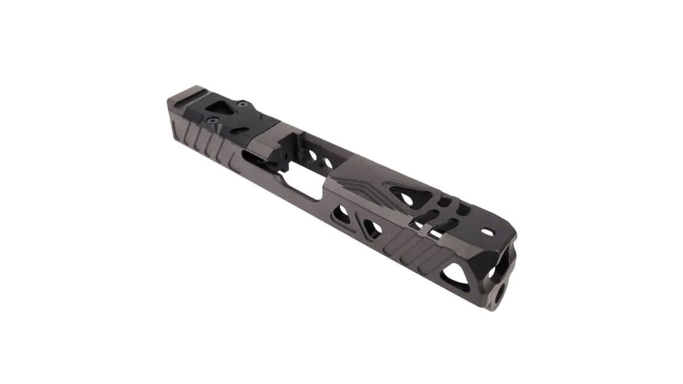 XTS Triangle Windows Glock 19 RMR Cut Slide, Grey, G19-SLD2GY