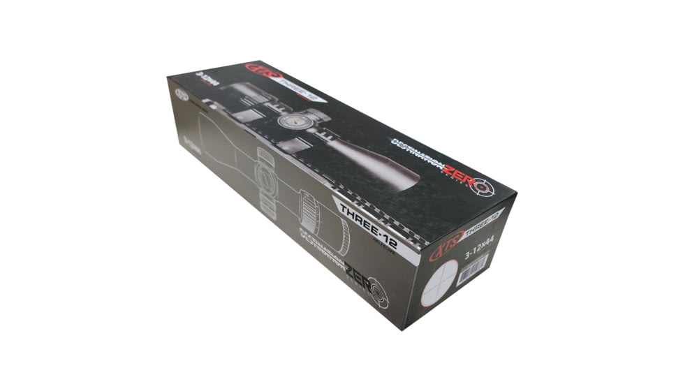 XTS Destination Zero 3-12x44mm 30mm Tube Rifle Scope, Second Focal Plane
