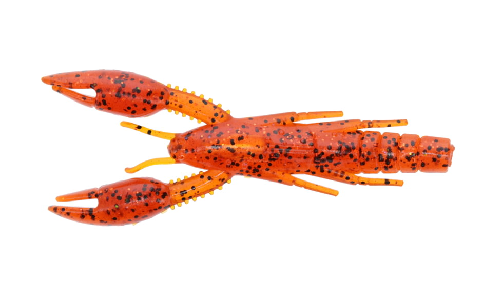 Yamamoto Baits Psycho Dad Creature Bait, 3, 3.75in, Fire Craw, YAM-3K-05-9003