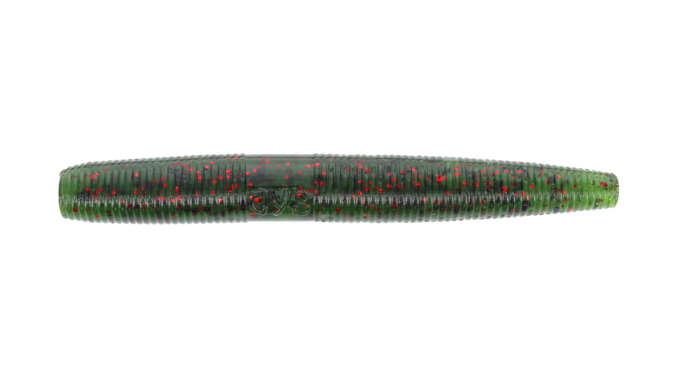 Yamamoto Baits Ned Senko Worm, 10, 3in, Watermelon-Black Flake-Red Flake, YAM-9N3-10-208