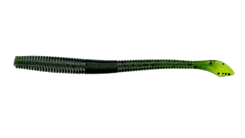 Yamamoto Baits Kut 4in Tail Worm, 20, Watermelon-Black, YAM-7-20-194