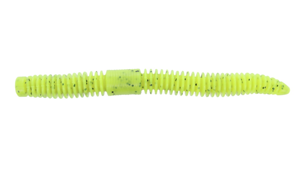 Yamamoto Baits Slinko Floater Soft Bait, 7, 5.5in, Chartreuse, YAM-SLINKO5.5-156