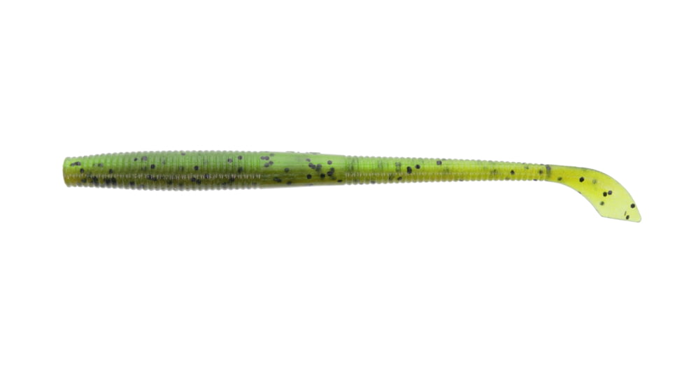 Yamamoto Baits Kut 5in Tail Worm, 10, Green Pumpkin-Watermelon, YAM-7L-10-912