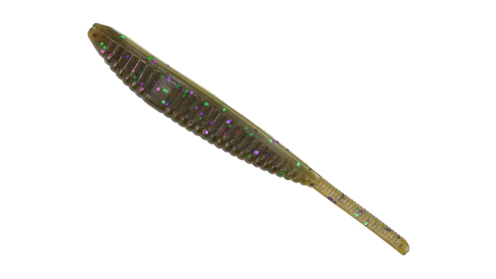Yamamoto Baits Shad Shape Floater Shad, 8, 5in, Green Pumpkin-Green-Purple, YAM-68M-08-301
