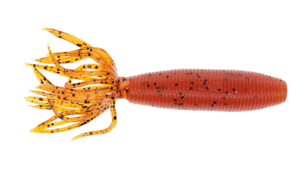 Yamamoto Baits Fat Ika Creature Bait, 10, 4in, Fire Craw, YAM-92F-10-9003