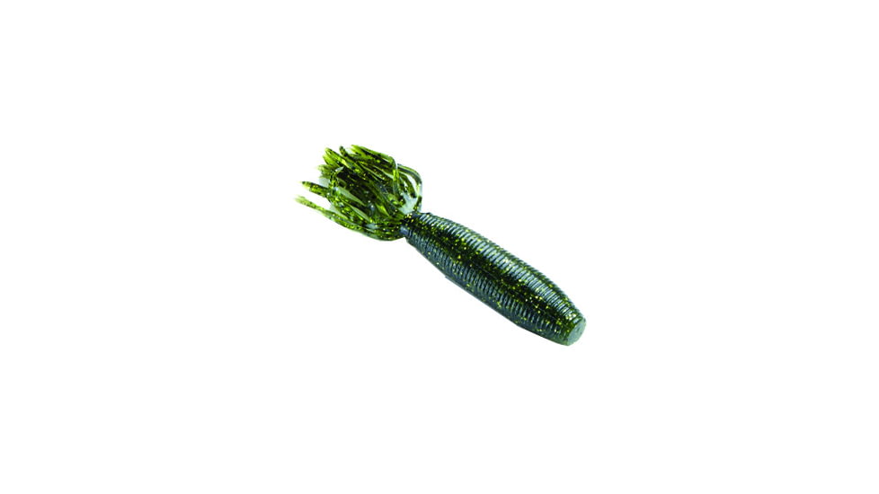 Yamamoto Baits Fat Ika Soft Bait, 10, 4in, Watermelon &amp; Black Gold, 92F-10-323
